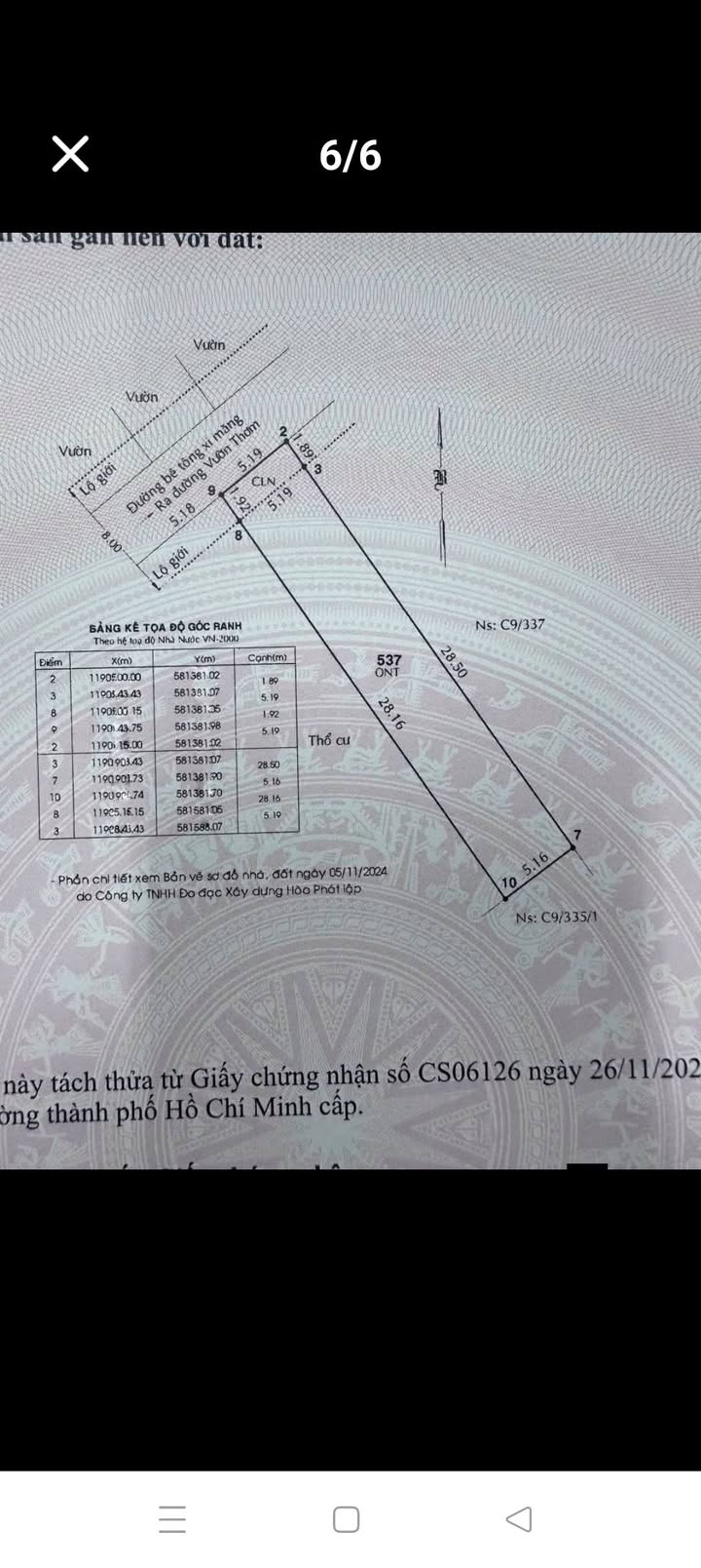 Lô đất thổ cư 146,2m² tại Vườn Thơm, Bình Chánh giá 2,3 tỷ - Sổ hồng riêng!