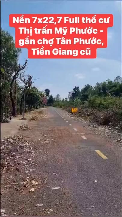 Đất nền đẹp 159m² tại Tân Phước, Tiền Giang - Giá 1.5 tỷ, sổ hồng chính chủ!