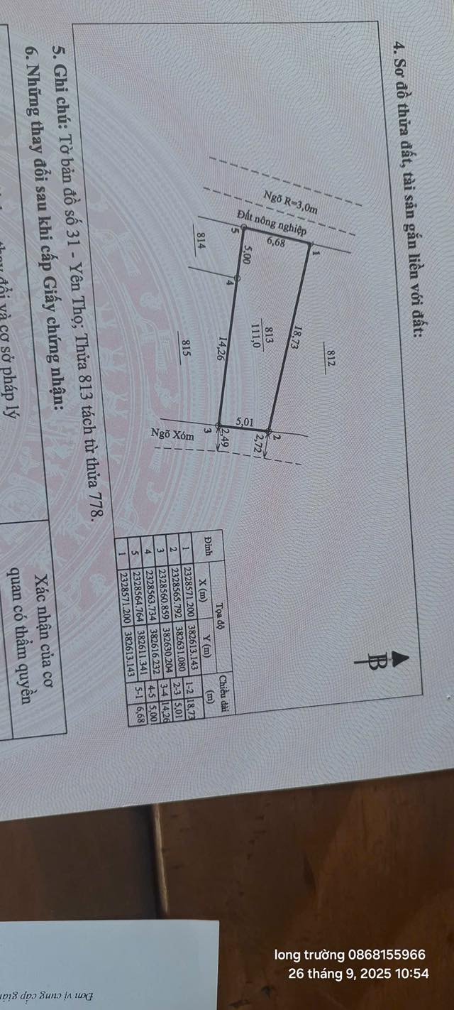 Đất nền khu Yên Lãng 1, phường Mạo Khê 111m² giá chỉ 700 triệu - Đầu tư sinh lời ngay!