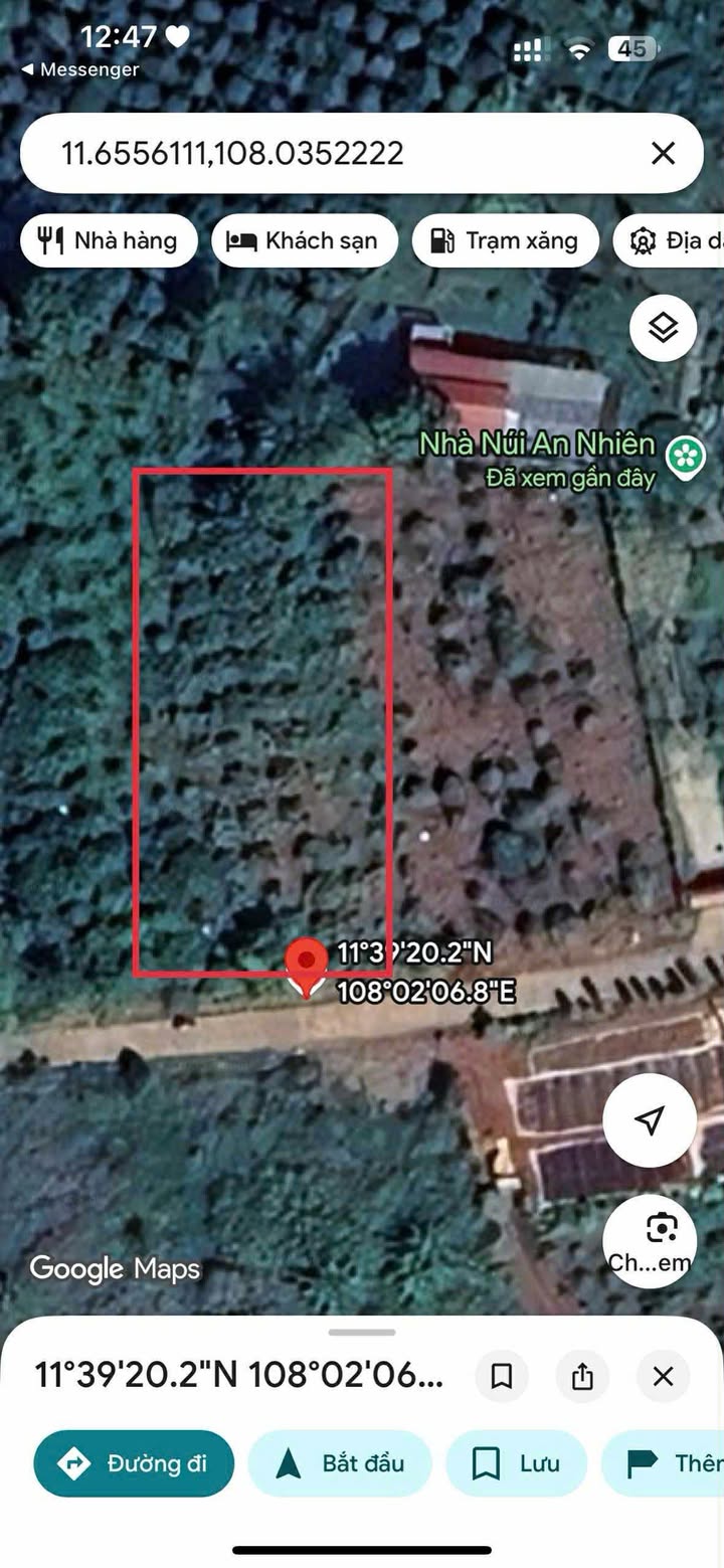 Đất nền Tân Thượng, Di Linh 630m² giá 1,2 tỷ - View săn mây tuyệt đẹp!