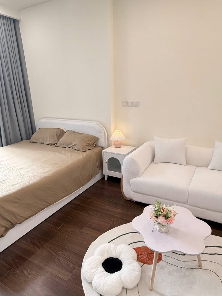 Căn hộ studio Vinhomes Smart City 28m² giá 9.5 triệu - Full đồ, vào ở ngay!
