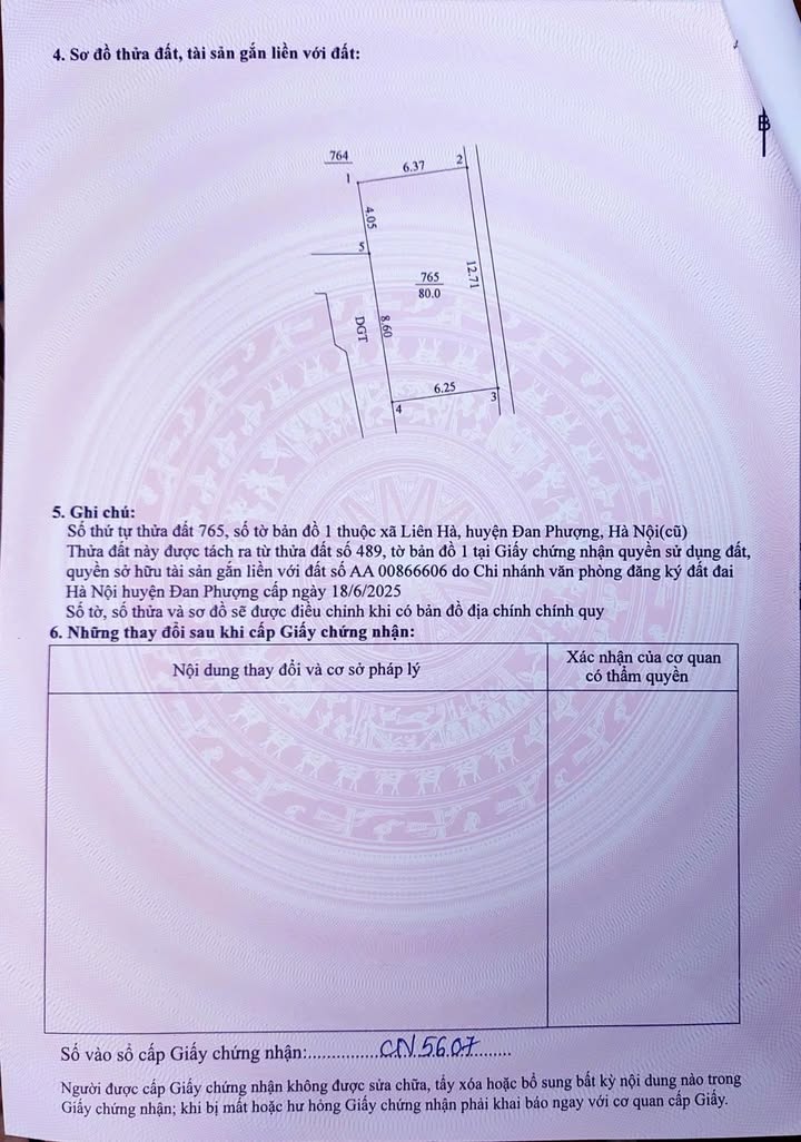 Đất nền Liên Hà, Đan Phượng 80m² - Cơ hội đầu tư sinh lời tốt!