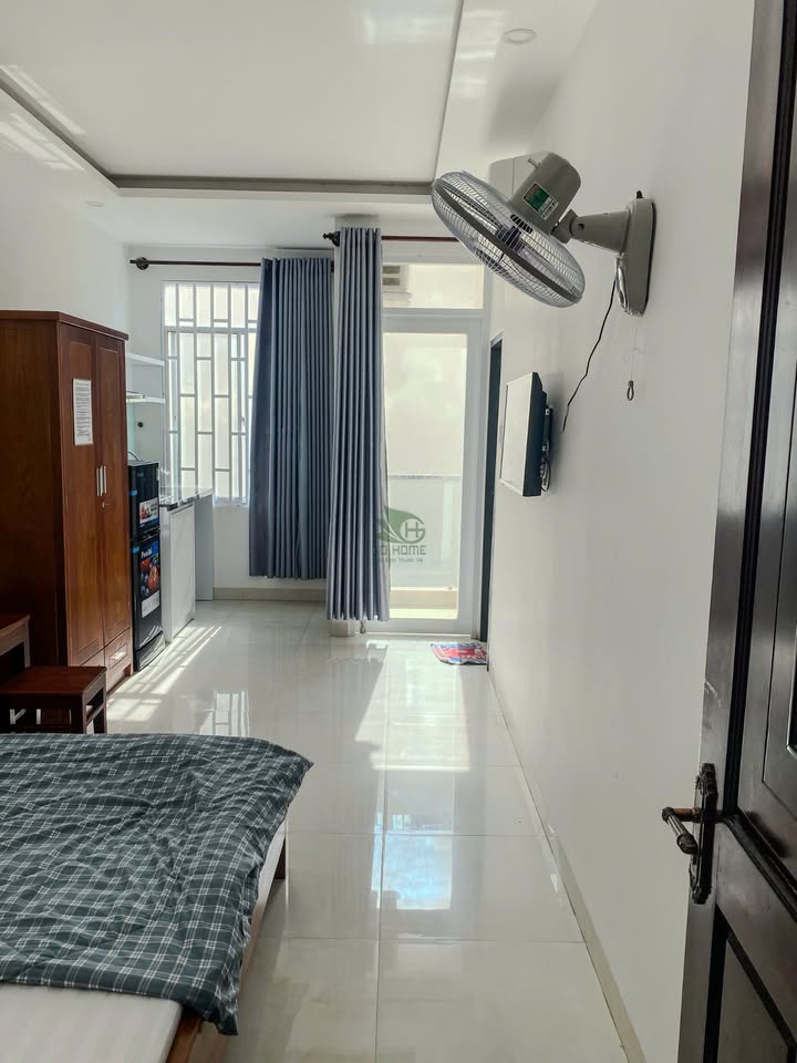 Căn hộ studio cho thuê tại Phước Long 5.5 triệu - Nội thất đầy đủ, ban công thoáng mát!