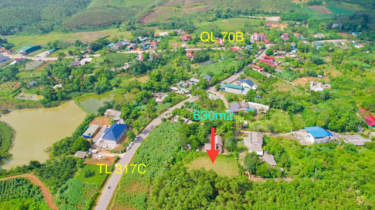 Đất nền Thắng Sơn, Thanh Sơn 630m² giá 1 tỷ - Tiềm năng đầu tư vượt trội!