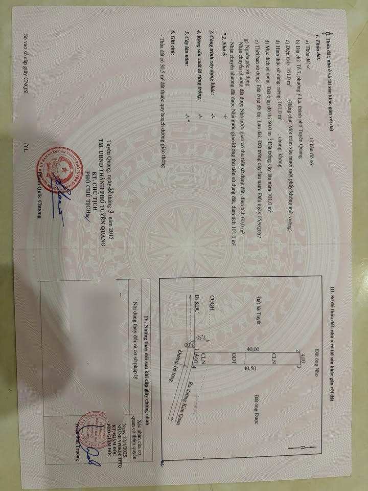 Đất nền Ỷ La, Tuyên Quang 160m² giá 1 tỷ - Cơ hội đầu tư hấp dẫn!