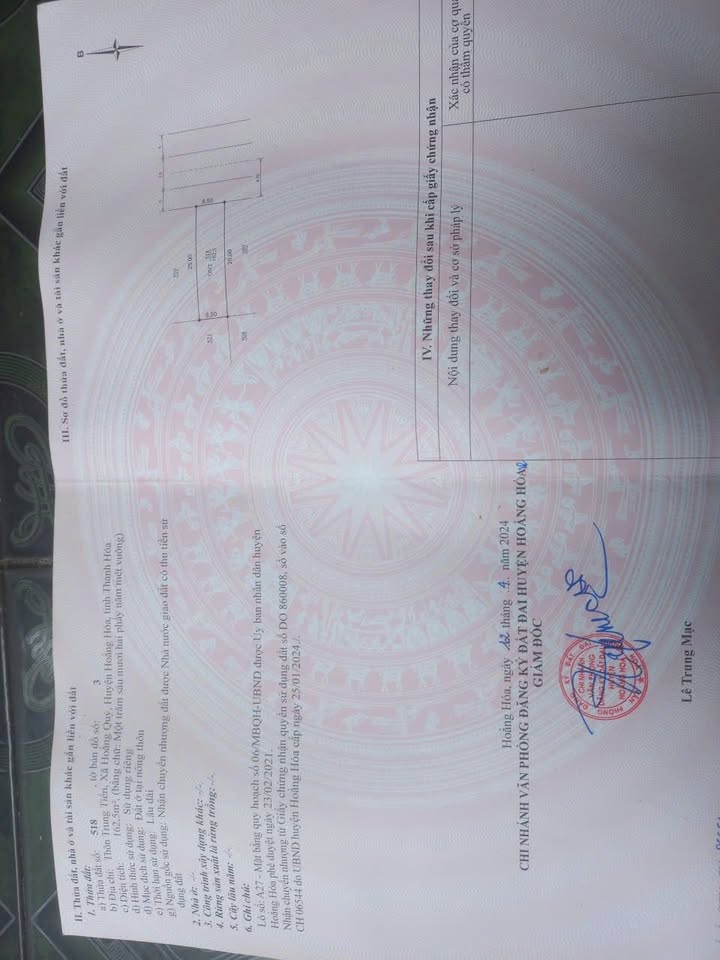 Đất nền Hoằng Quý 162,5m² giá 2 tỷ - Đường ô tô tránh, vị trí đắc địa!