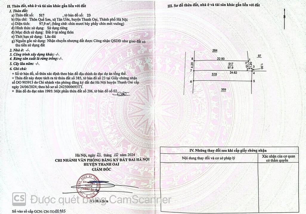 Bán đất mặt hồ Quế Sơn, Tân Ước - Diện tích đa dạng từ 88m² đến 97m²