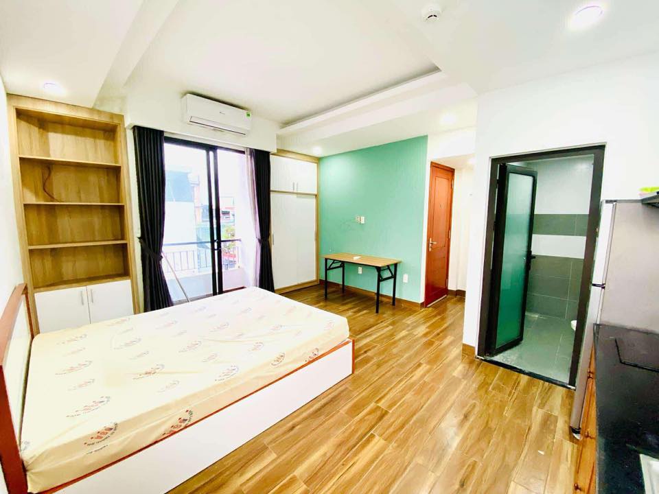 Căn hộ cho thuê tại Lý Thái Tổ, Thanh Khê 30m² giá 4.6 triệu - Ban công xinh xắn, đầy đủ nội thất!