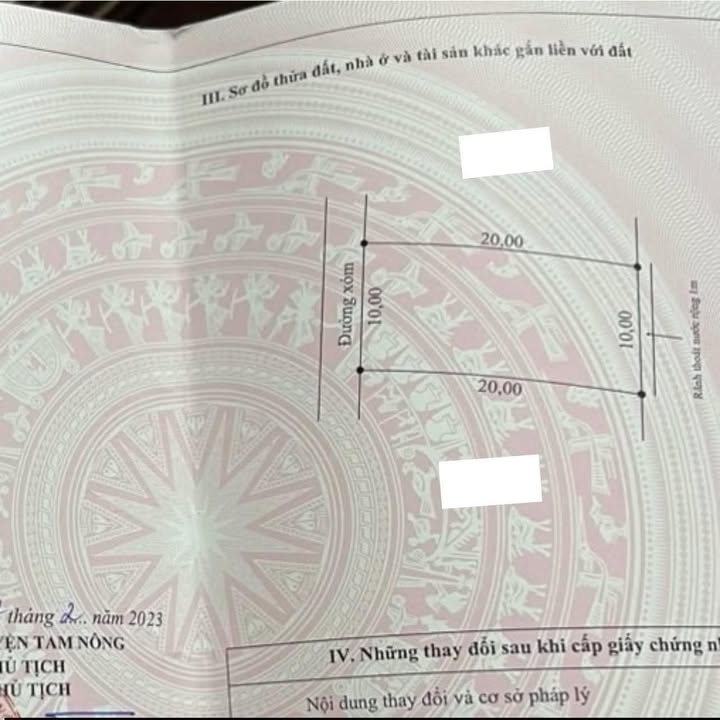 Đất thổ cư Hưng Hoá 200m² giá 1.1 tỷ - Vị trí trung tâm, cơ hội đầu tư tuyệt vời!