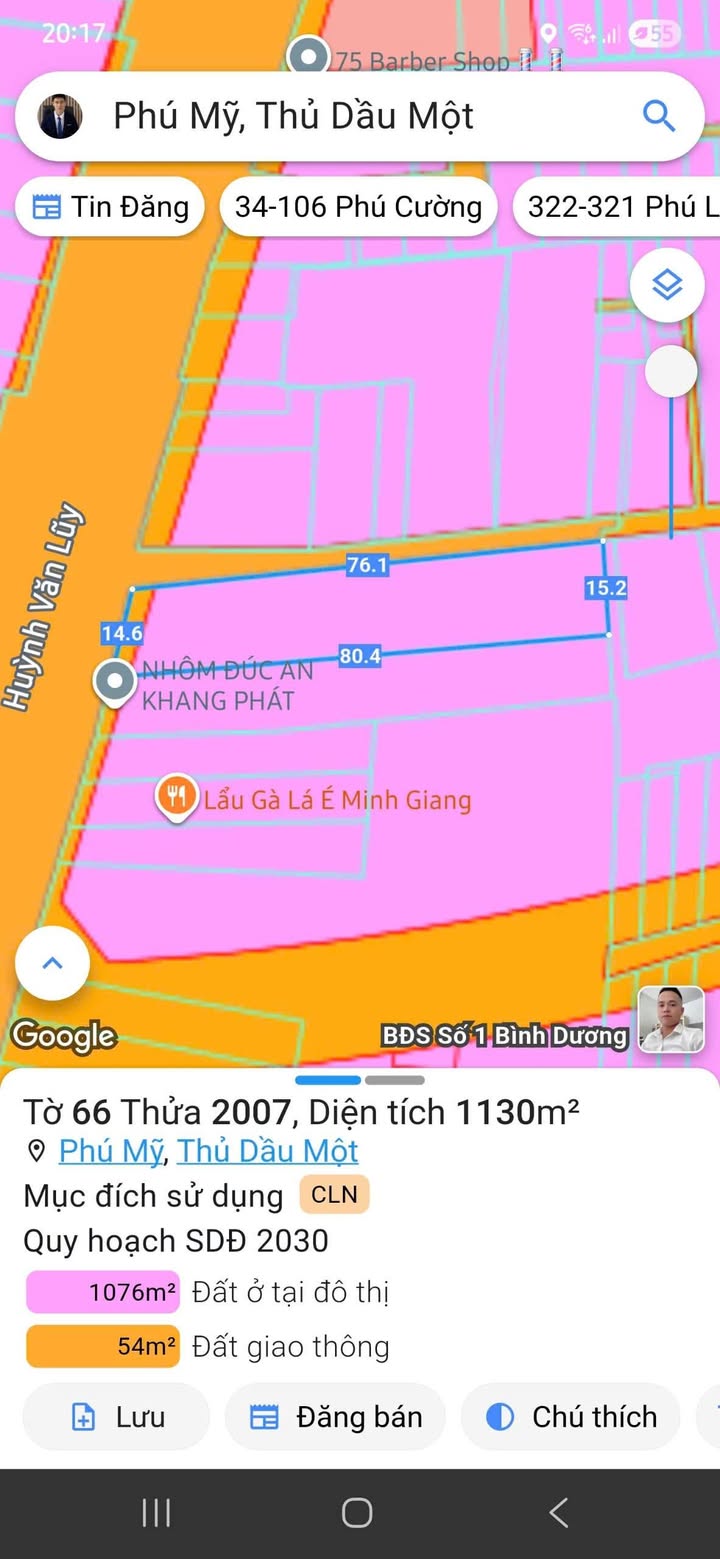 Mặt tiền Huỳnh Văn Lũy Phú Mỹ 1148m² - Lô góc tiềm năng đầu tư!