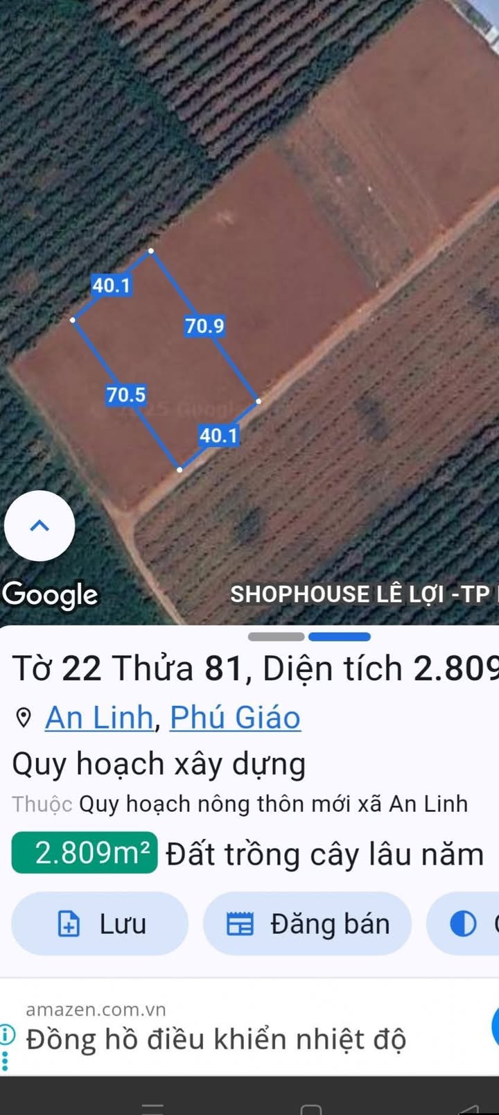 Đất nền An Linh, Phú Giáo 2800m² - Vị trí đắc địa gần công ty LH