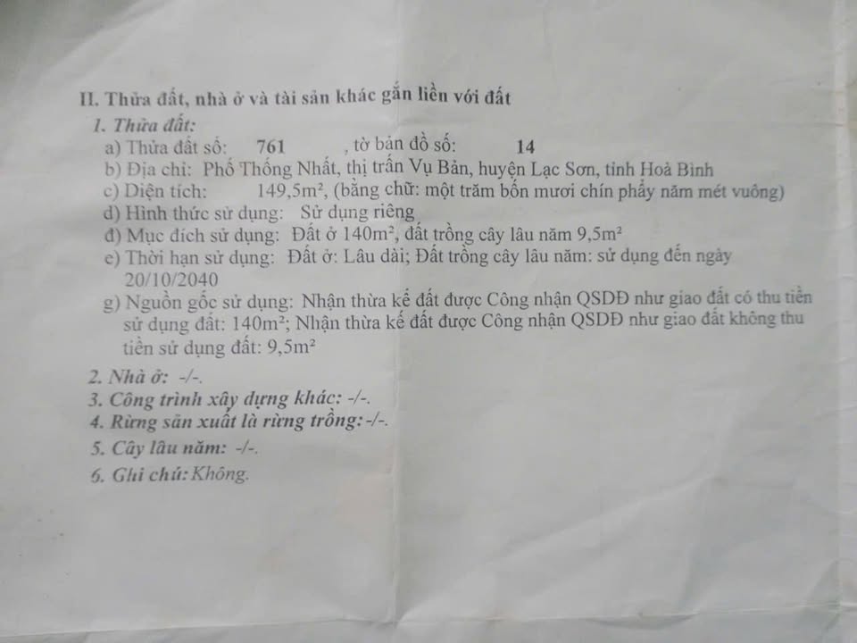 Nhà riêng đường Thống Nhất, Vụ Bản, 149m² giá 700 triệu - Sẵn nhà ở ngay!