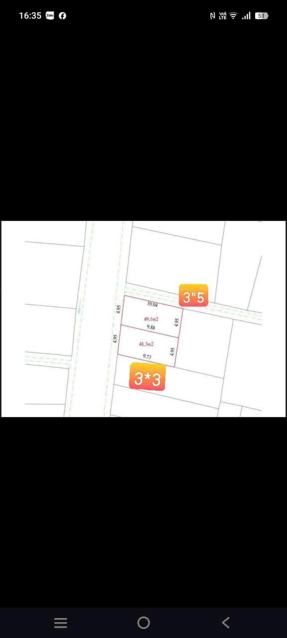 Đất thổ cư tại KP Tân Thành, Đồng Nguyên, Từ Sơn, Bắc Ninh 48.3m² - Giá chỉ 3 tỷ, pháp lý rõ ràng!