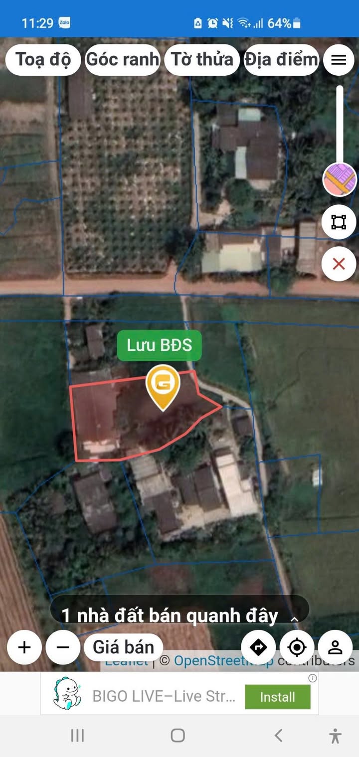 Đất mặt tiền Lương Văn Bang, Nhơn Thạnh Trung 312m² giá 1,3 tỷ - Sổ đỏ chính chủ!