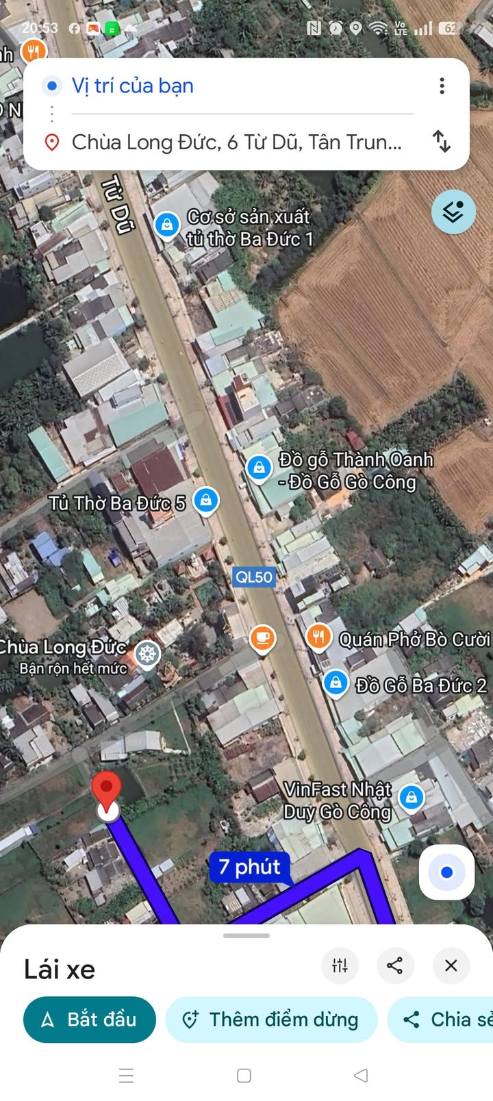 Đất nền Tân Trung, Gò Công, 500m² giá 1.8 tỷ - Sổ đỏ chính chủ, đầu tư sinh lời!