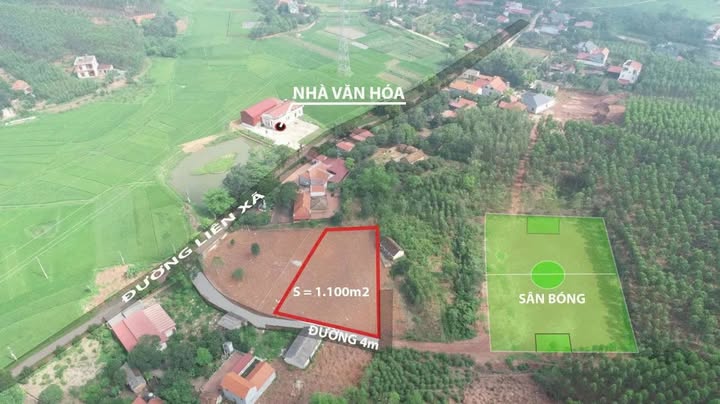 Đất nền Thanh Lâm, Lương Tài, Bắc Ninh 1100m² - Giá chỉ 700 triệu VND!