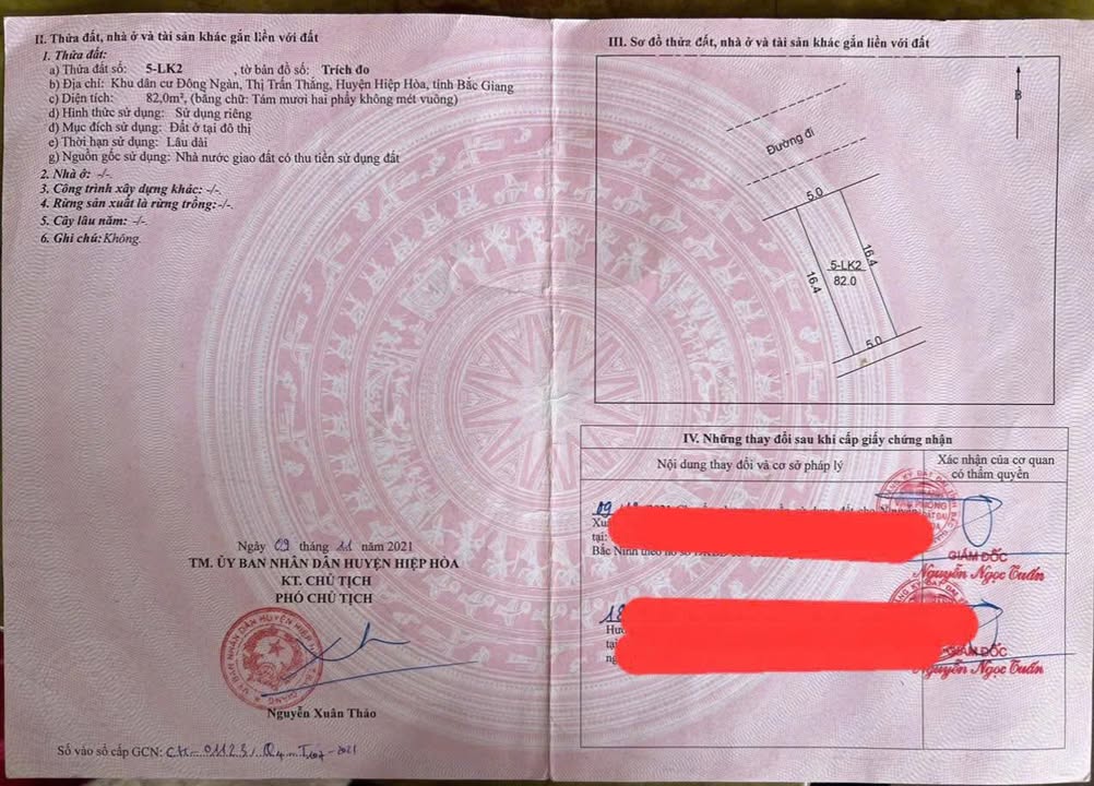 Đất nền Khu dân cư Đông Ngàn, TT Thắng, Hiệp Hòa 82m² giá 1 tỷ - Vị trí đẹp, tiềm năng cao!