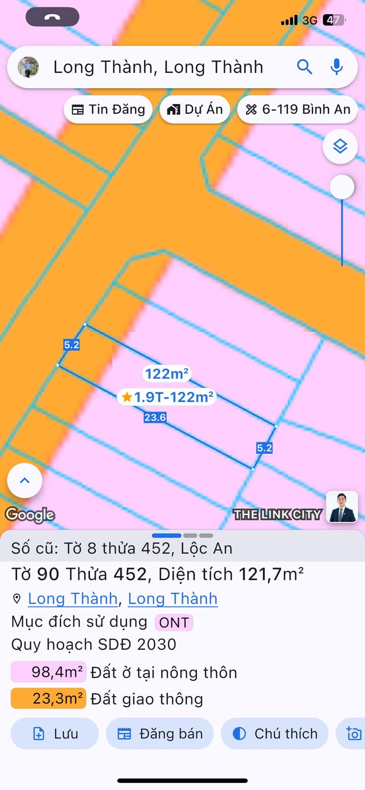 Đất thổ cư Lộc An 121m² giá chỉ 1 tỷ - Đầu tư sinh lời ngay!