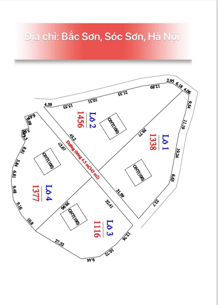 Đất nền 6000m² tại Bắc Sơn, Sóc Sơn - Giá thỏa thuận - Tiềm năng đầu tư lớn!