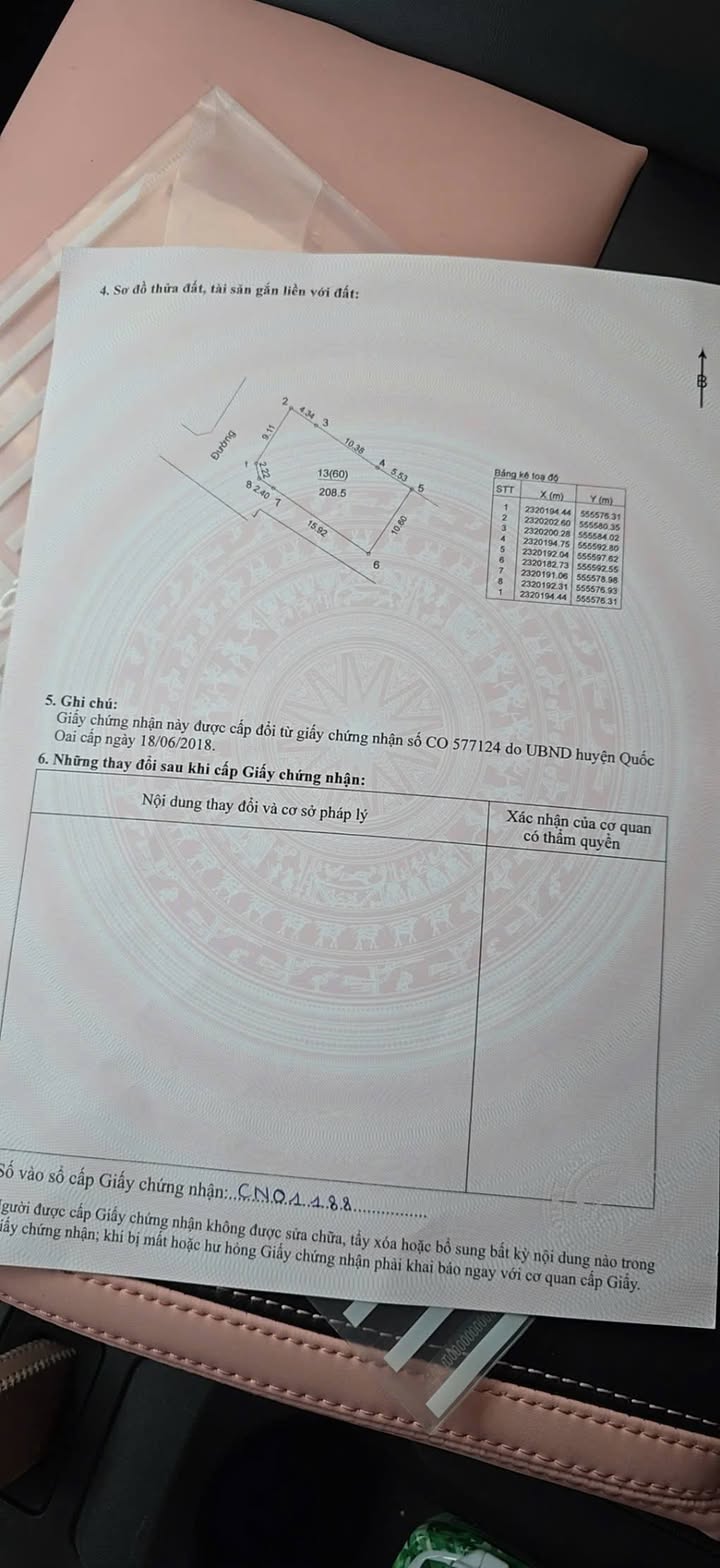 Bán lô đất Phú Cát Quốc Oai 60m² giá 2.95 tỷ - Sổ đỏ chính chủ!