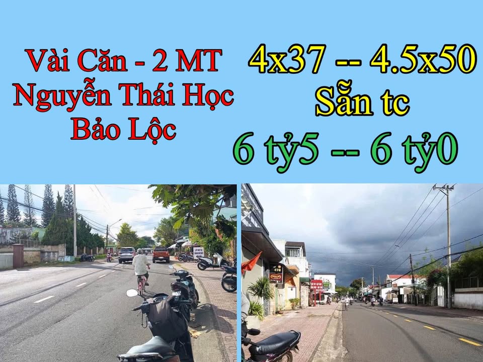 Nhà 2 mặt tiền Nguyễn Thái Học Bảo Lộc 225m² giá 6 tỷ - Cơ hội sở hữu nhà chính chủ!