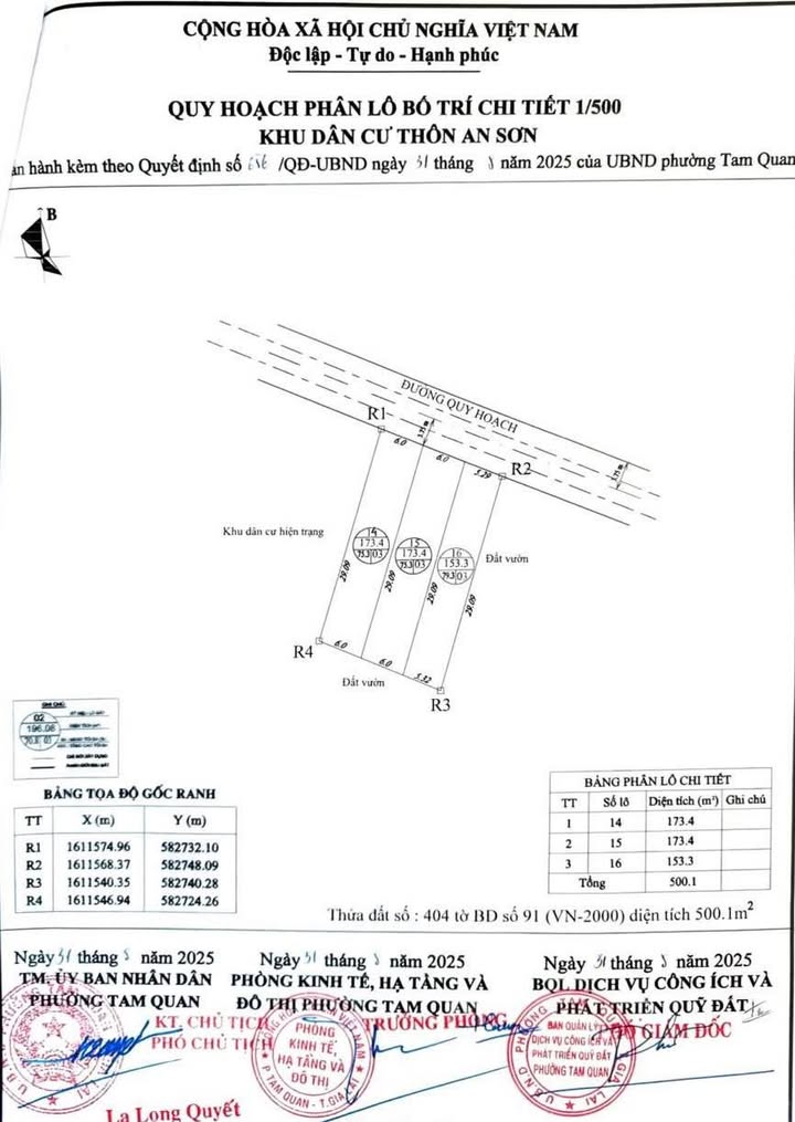 Đất nền Khu An Sơn, Hoài Châu 174m² giá chỉ 400 triệu - Cơ hội đầu tư tuyệt vời!