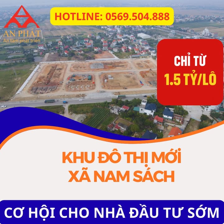 Đất nền Khu đô thị mới Nam Sách 180ha - Cơ hội đầu tư không thể bỏ lỡ!