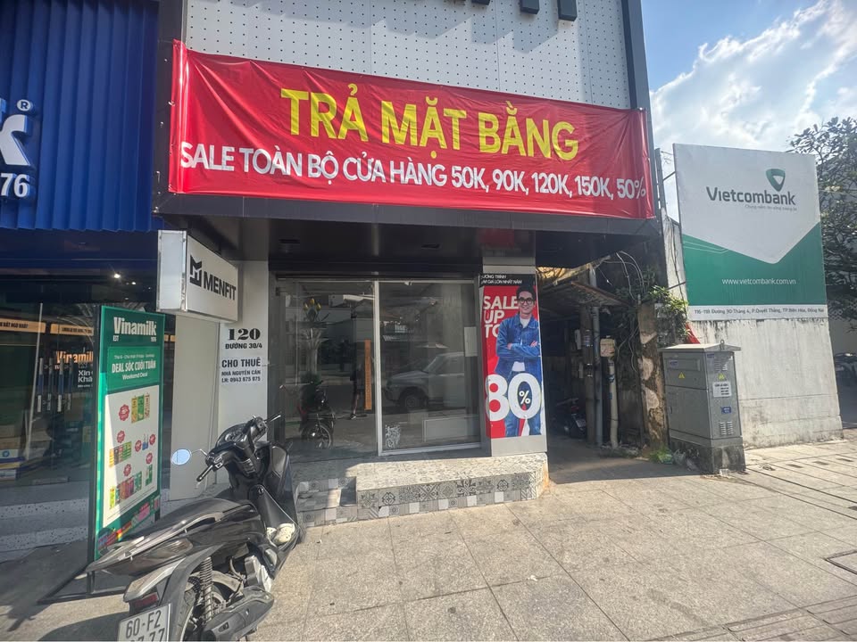 Mặt bằng cho thuê tại Biên Hòa 80m² - Vị trí đắc địa, dễ nhận diện!
