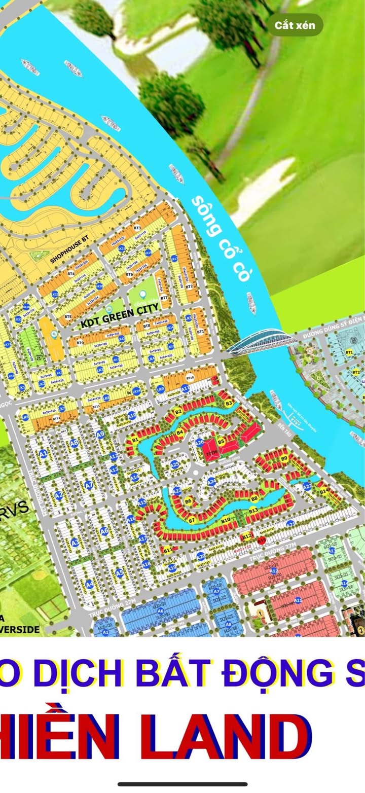 Biệt thự Khu đô thị Sentosa Điện Bàn 209m² giá 22 triệu/m² - Sống gần sông Cổ Cò!