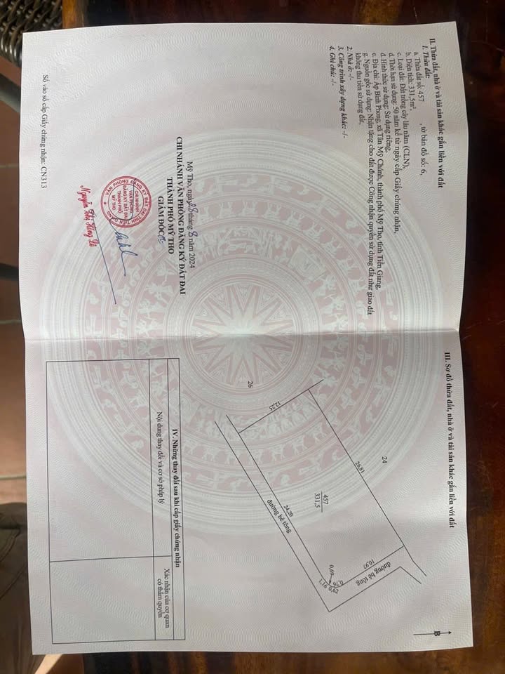 Đất vườn dừa 2120m² tại Mỹ Phong, Tiền Giang - Đầu tư sinh lời tuyệt vời!