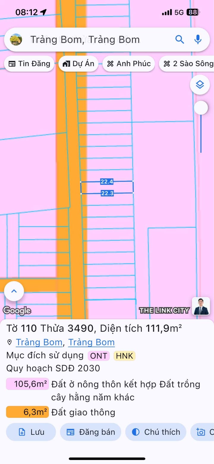 Đất nền Quảng Tiến Trảng Bom 115m² giá chỉ 1 tỷ - Đầu tư sinh lời ngay!