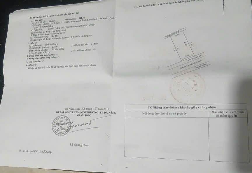 Dãy trọ Hòa Xuân 230m² giá 11 tỷ - Đầu tư sinh lời ổn định!