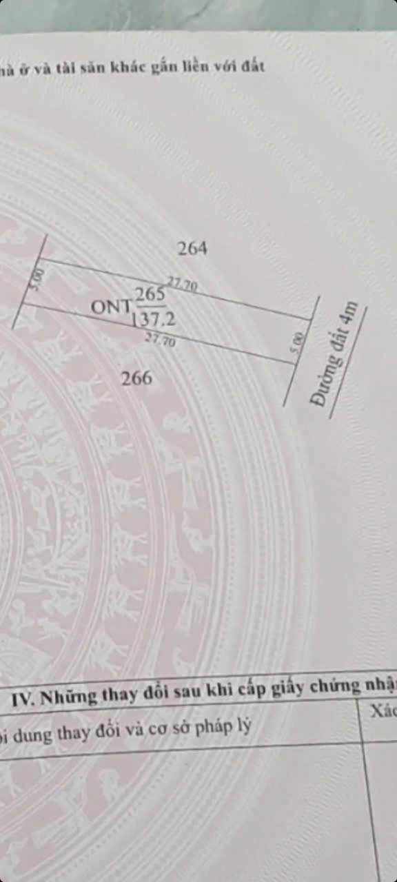 Đất nền xã Phước Minh, huyện Dương Minh Châu, 137m² giá 6.85 tỷ - Đầu tư sinh lời lý tưởng!