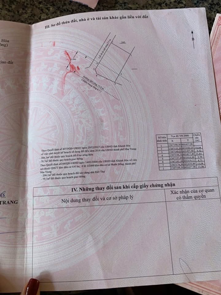 Lô đất 2 mặt tiền Phước Đồng Nha Trang 283m² giá 1.7 tỷ - Đường ô tô tận nơi!