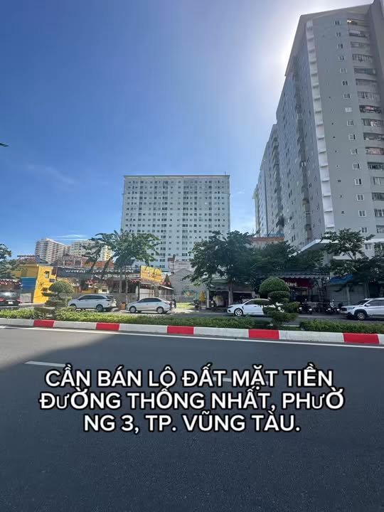 Đất mặt tiền đường Thống Nhất, Phường 3, Vũng Tàu 152m² giá 23,9 tỷ - Cơ hội đầu tư tuyệt vời!