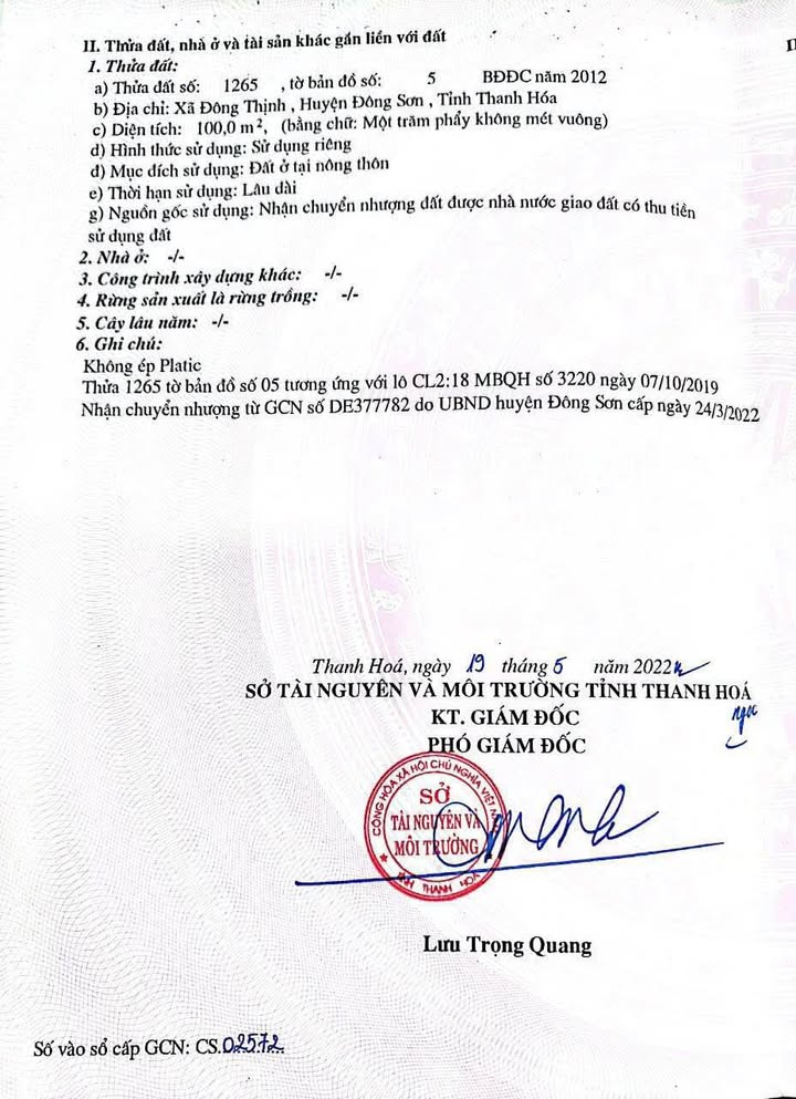 Đất nền Đông Thịnh 100m² giá 1 tỷ - View công viên thoáng mát!