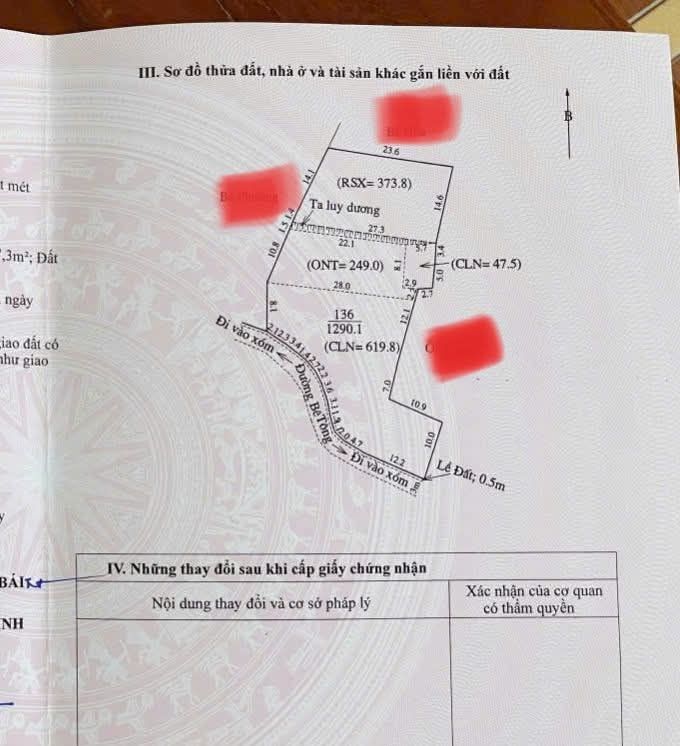 Đất nền Minh Bảo 1290m² giá chỉ 1.5 tỷ - Cơ hội đầu tư hấp dẫn!