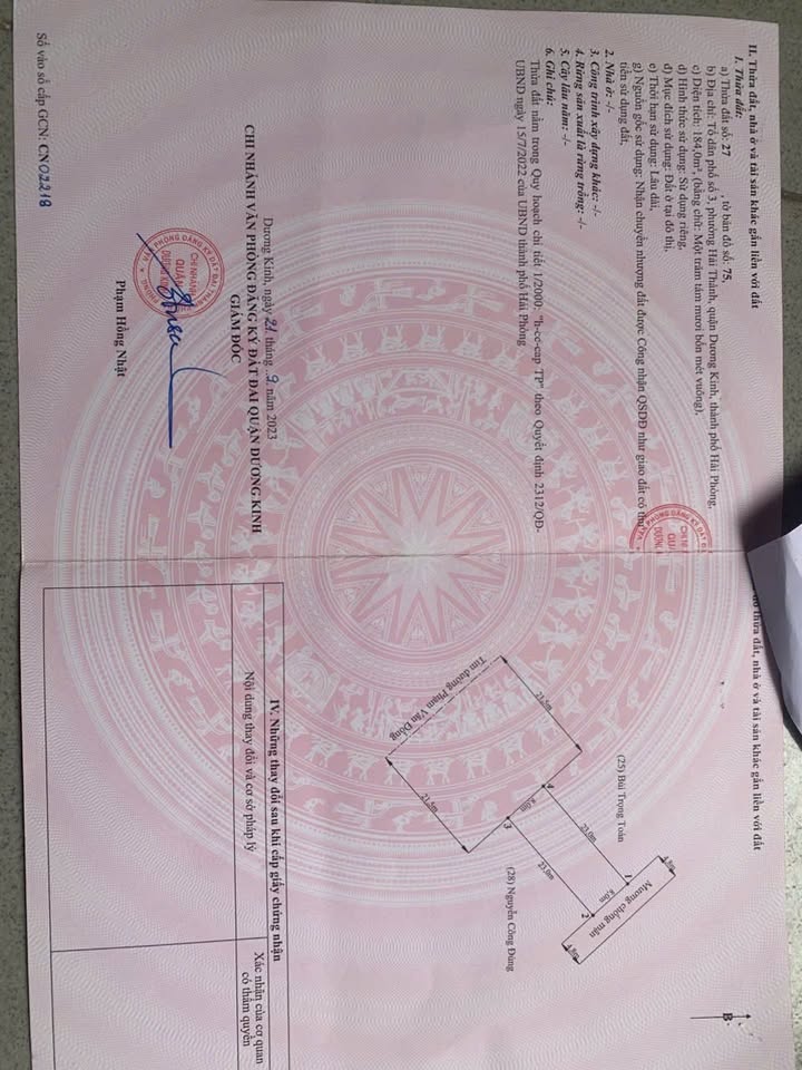 Đất mặt đường Phạm Văn Đồng 184m² giá 10.2 tỷ - Cơ hội đầu tư tuyệt vời!