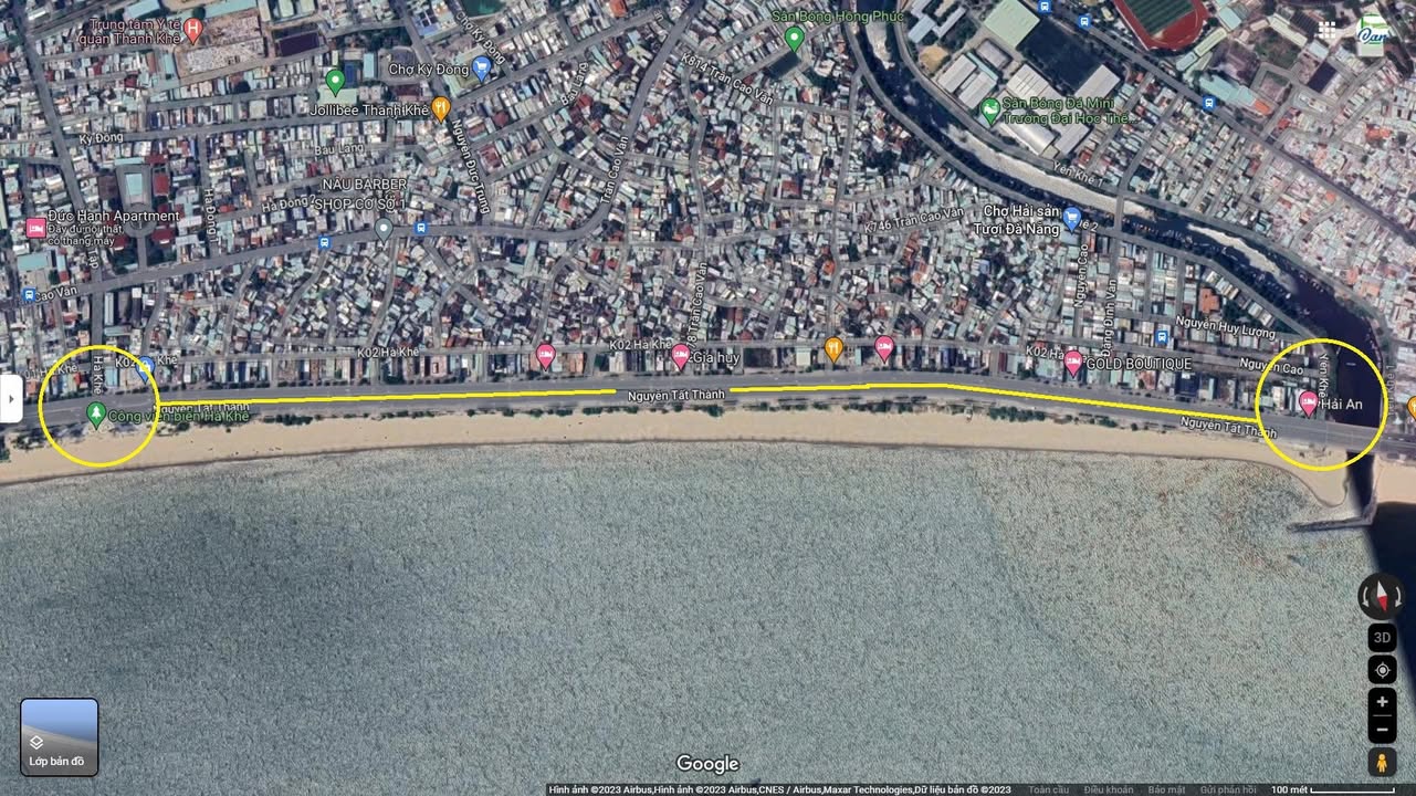 Đất Mặt Tiền Nguyễn Tất Thành, View Biển Đẹp 122m² giá 13.8 tỷ - Cơ hội đầu tư lý tưởng!