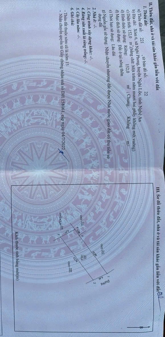 Đất nền Khối 6, Phường Vinh Tân 152m² - Giá thỏa thuận, phù hợp cho cặp vợ chồng trẻ!