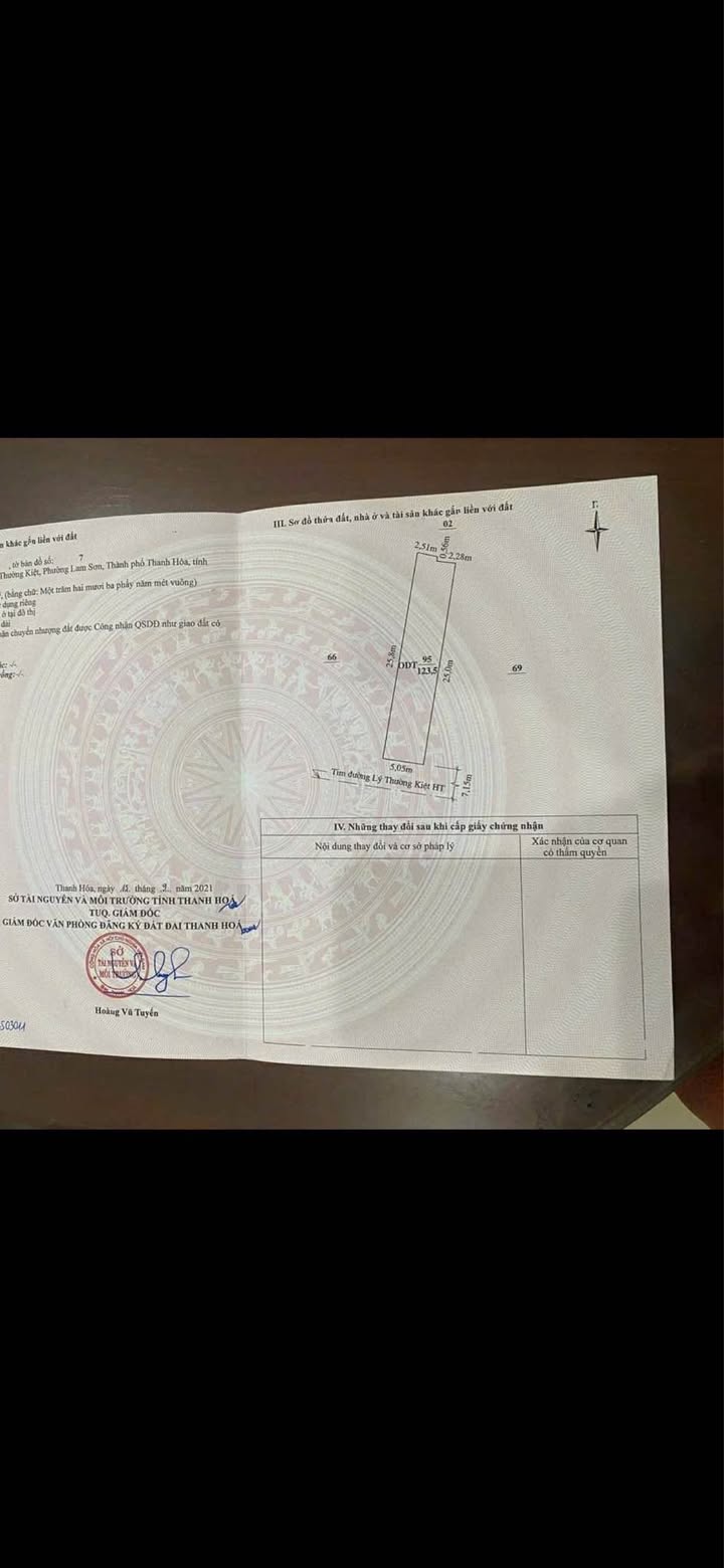 Nhà mặt phố Lý Thường Kiệt, Thanh Hóa 123.5m² giá 12 tỷ - Vị trí kinh doanh đắc địa!