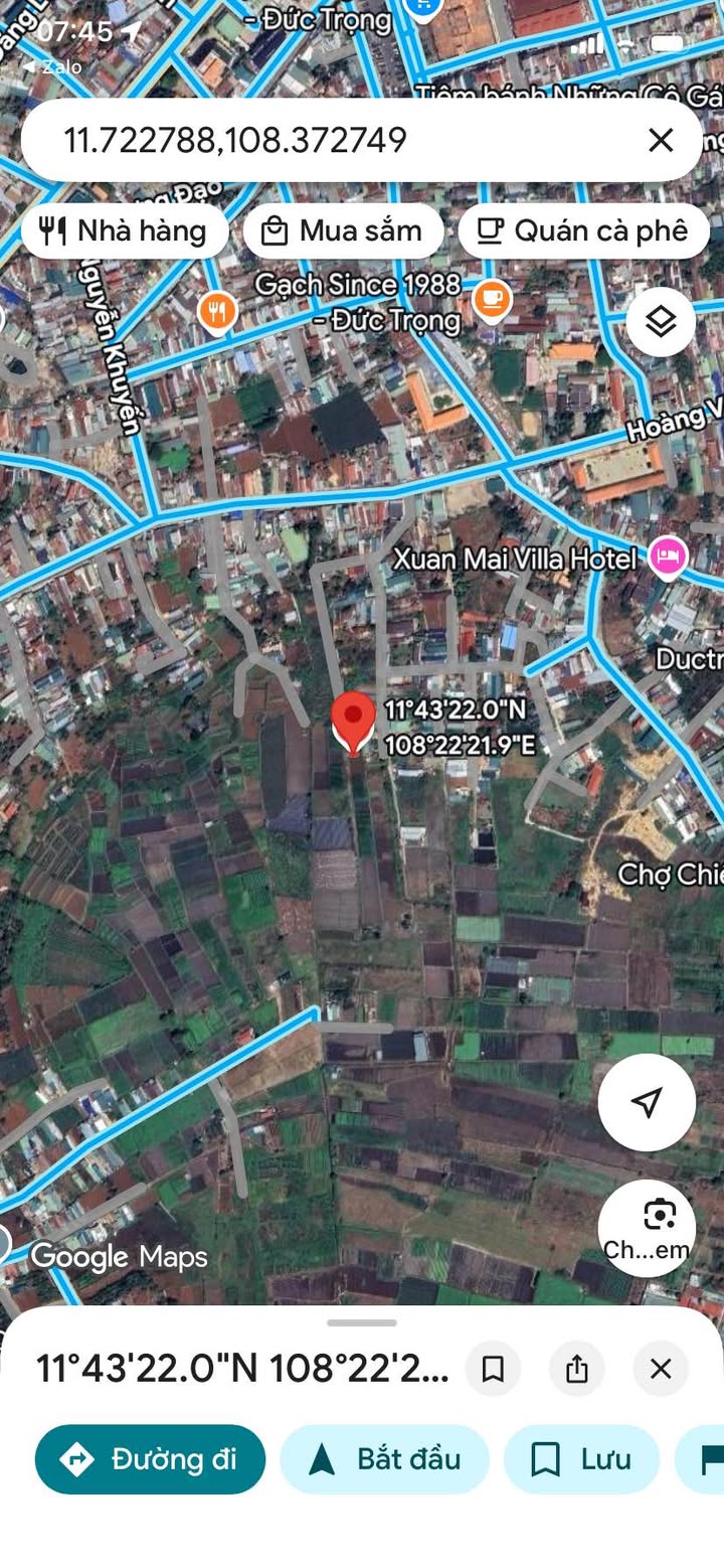 Đất nền Liên Nghĩa, Đức Trọng, Lâm Đồng 1078,8m² giá 20 tỷ - Sổ đỏ chính chủ, ngay vị trí đẹp!