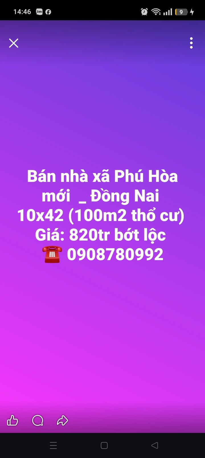Nhà bán xã Phú Hòa, Định Quán, Đồng Nai 420m² giá 820 triệu - Cơ hội đầu tư tuyệt vời!