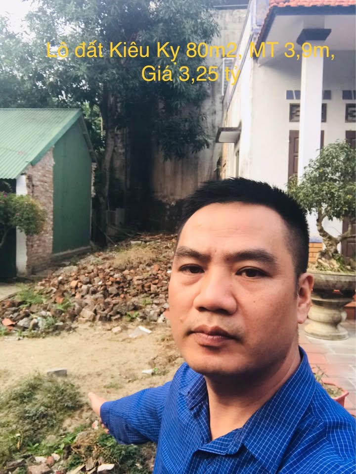 Lô đất Kiêu Kỵ Gia Lâm 80m² giá 3,25 tỷ - Sổ đỏ chính chủ, ô tô vào gần!