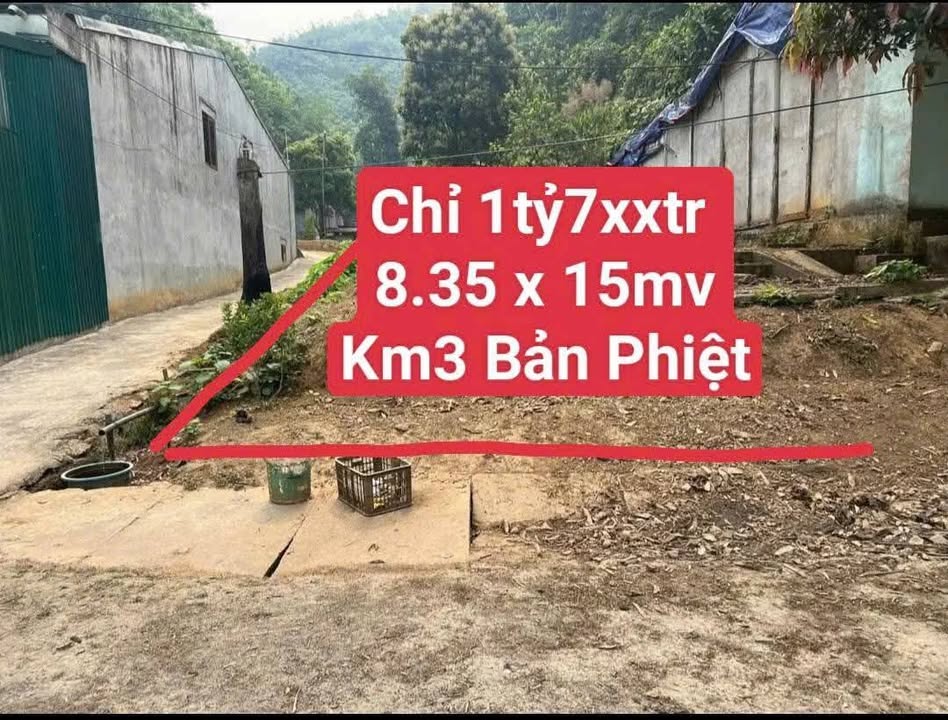 Đất nền Bản Phiệt Lào Cai 125.5m² giá 1.7 tỷ - Sổ đỏ chính chủ, thương lượng!