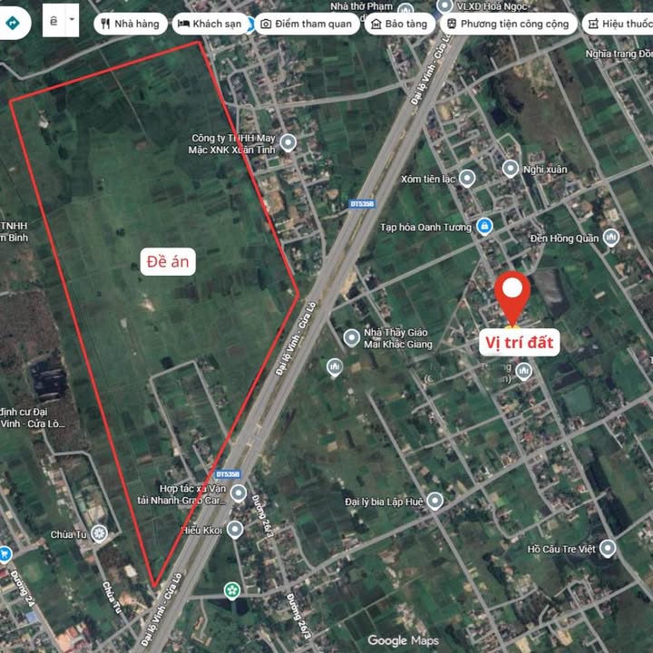 Đất nền Nghi Xuân 300m² giá thỏa thuận - Đường quy hoạch 18m, mặt tiền 10m!