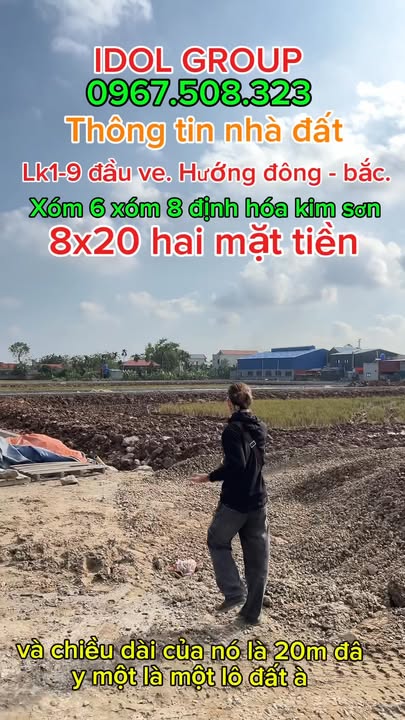 Đất nền Định Hóa, Kim Sơn 160m² - Mặt tiền đẹp, giá thỏa thuận!