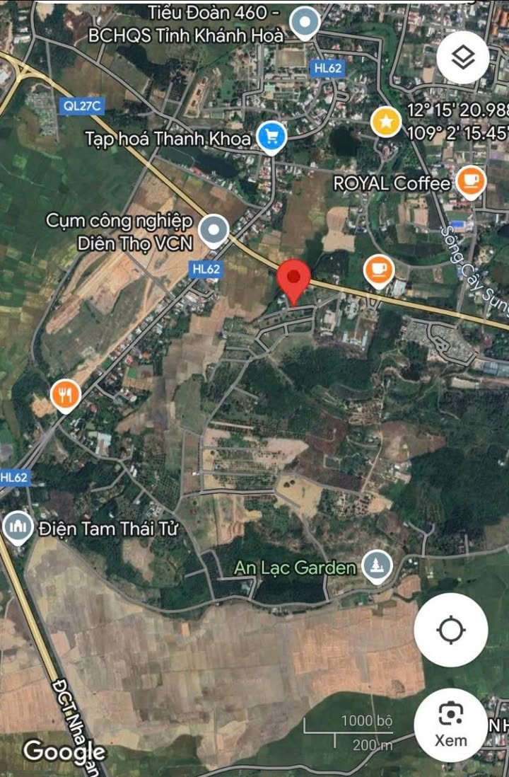 Đất Diên Lạc, Diên Khánh 152.4m² giá 1.1 tỷ - Đầu tư sinh lời ngay!