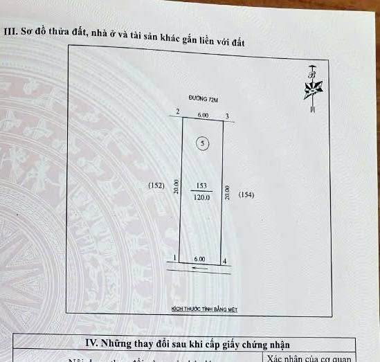 Đất nền đường 72M, phường Quán Bàu, 120m² giá 13 tỷ - Vị trí đắc địa gần vòng xuyến!
