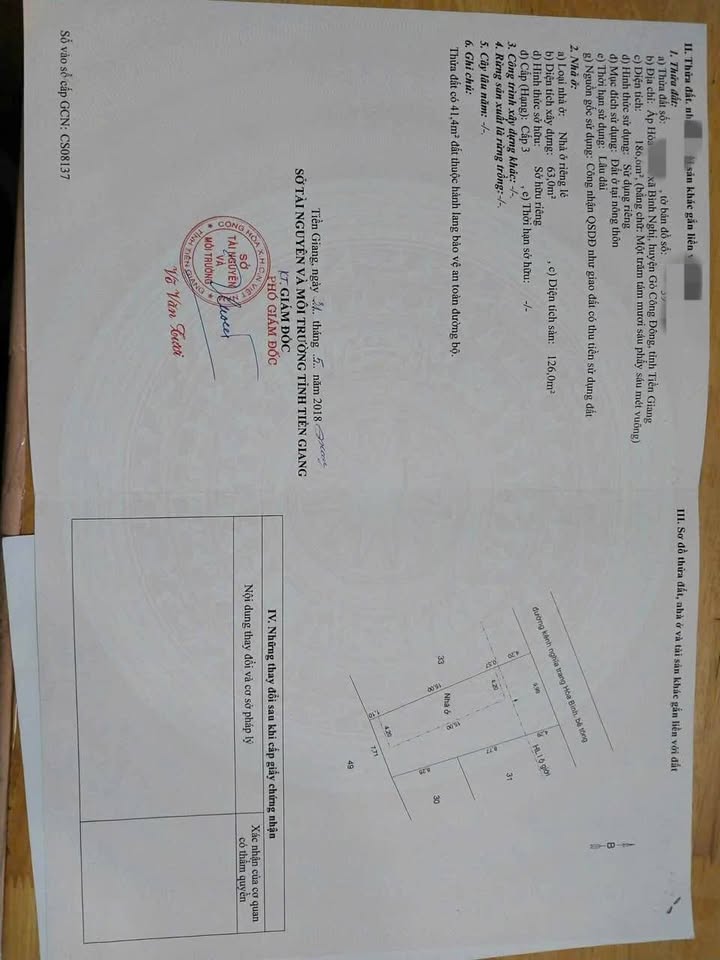 Nhà Gò Công Đông Tiền Giang 186m² giá 1.4 tỷ - Chính chủ bán gấp!